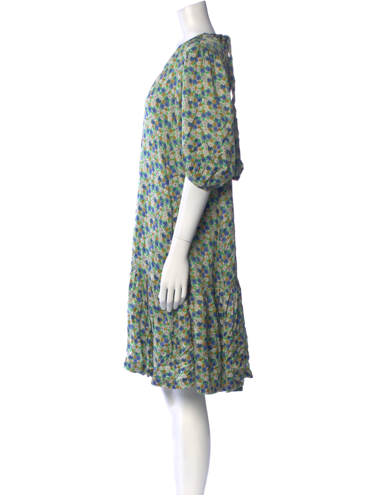 No. 6 Store Floral Print Mini Dress