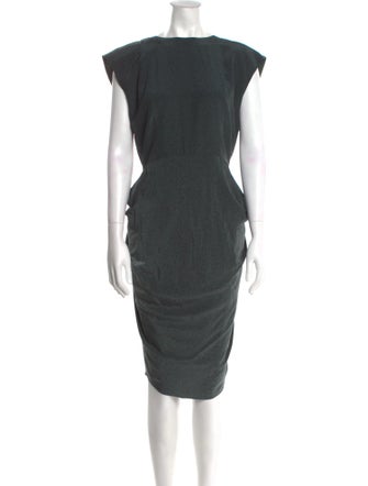 No. 6 Store Silk Midi Length Dress