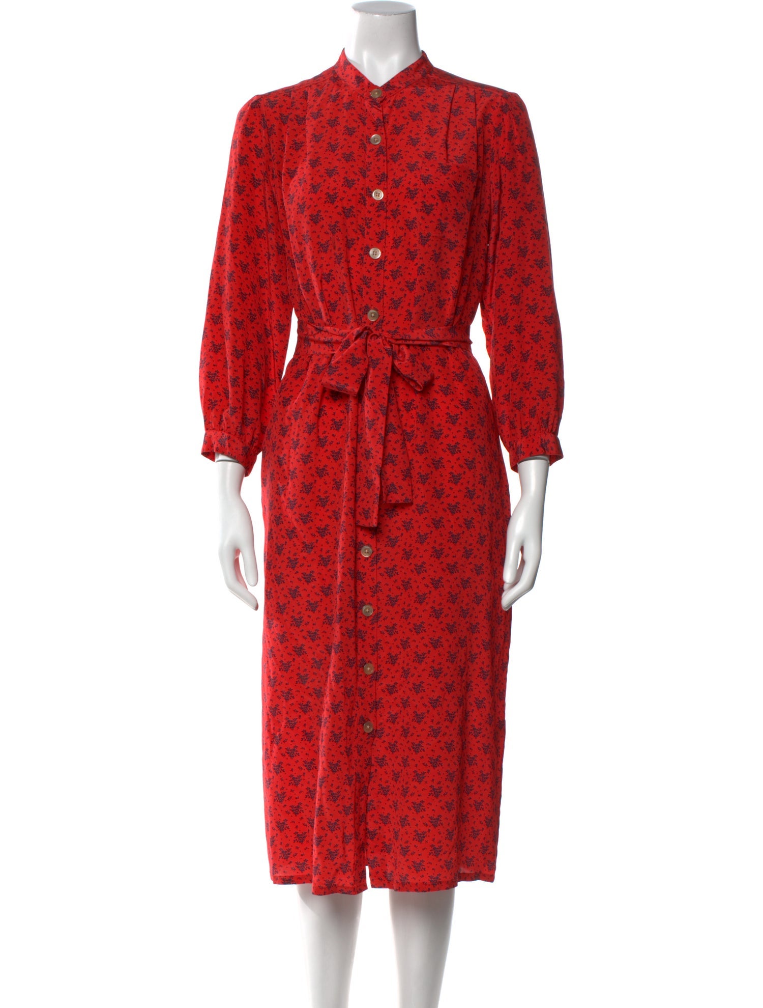 No. 6 Store Silk Midi Length Dress