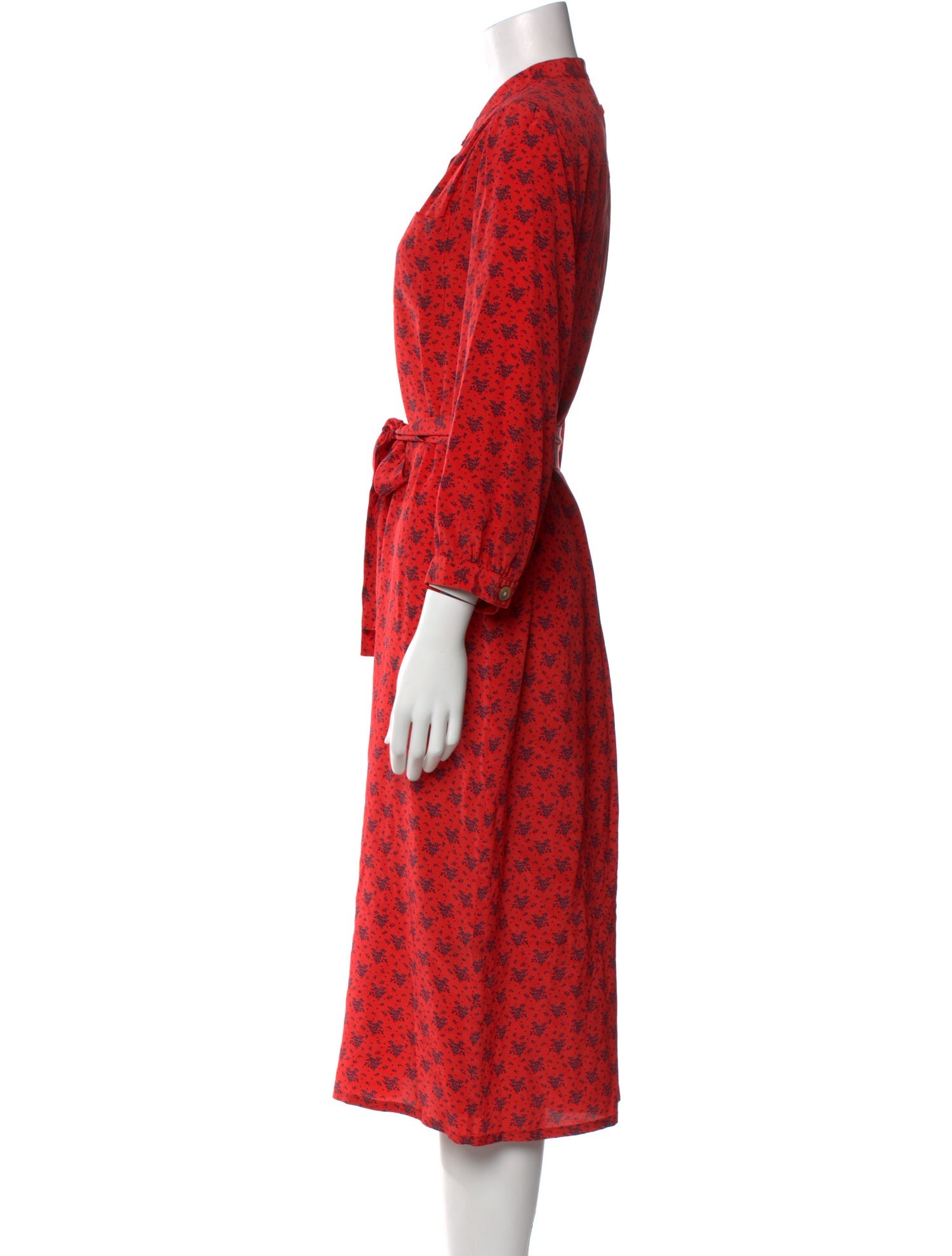 No. 6 Store Silk Midi Length Dress