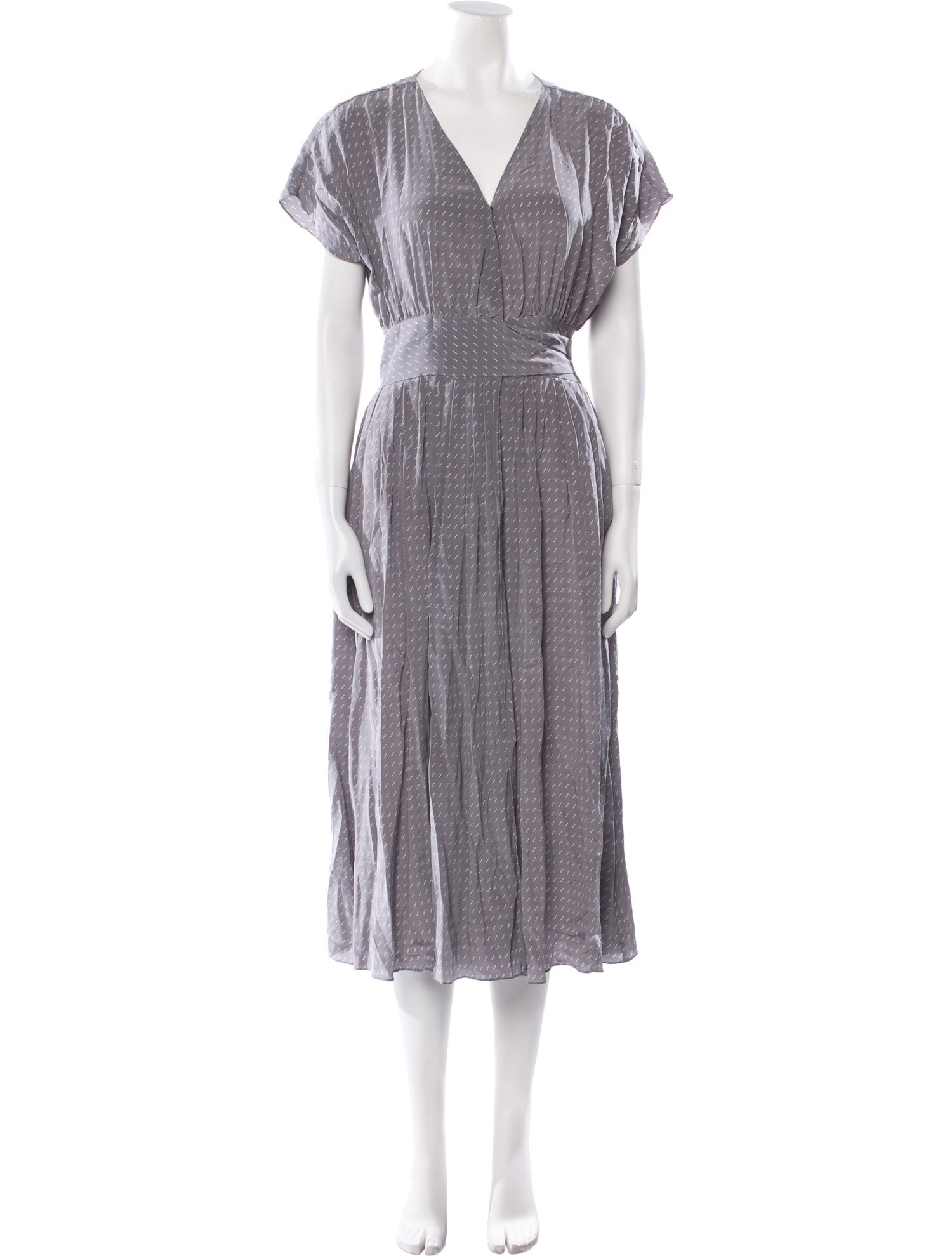 No. 6 Store Silk Midi Length Dress