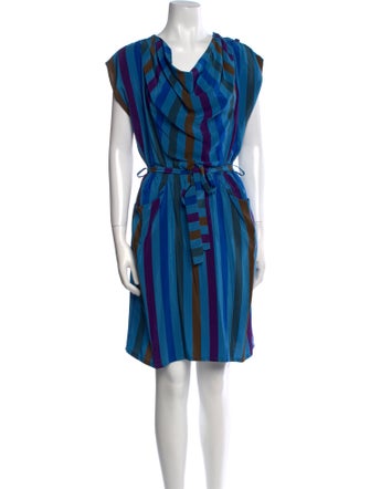 No. 6 Store Silk Knee-Length Dress