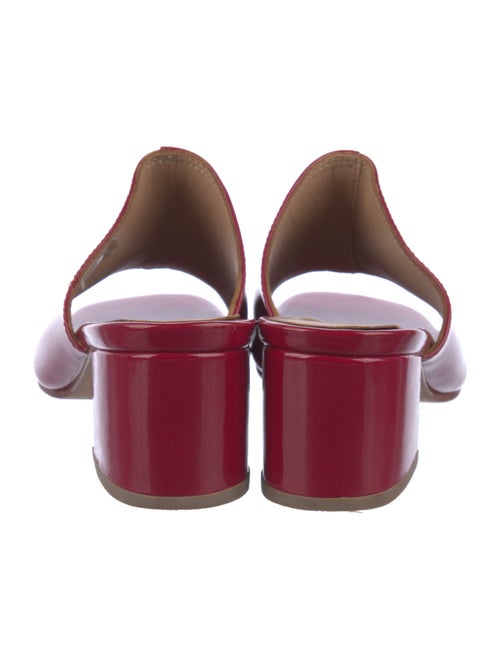 No. 6 Store Patent Leather Printed Slides