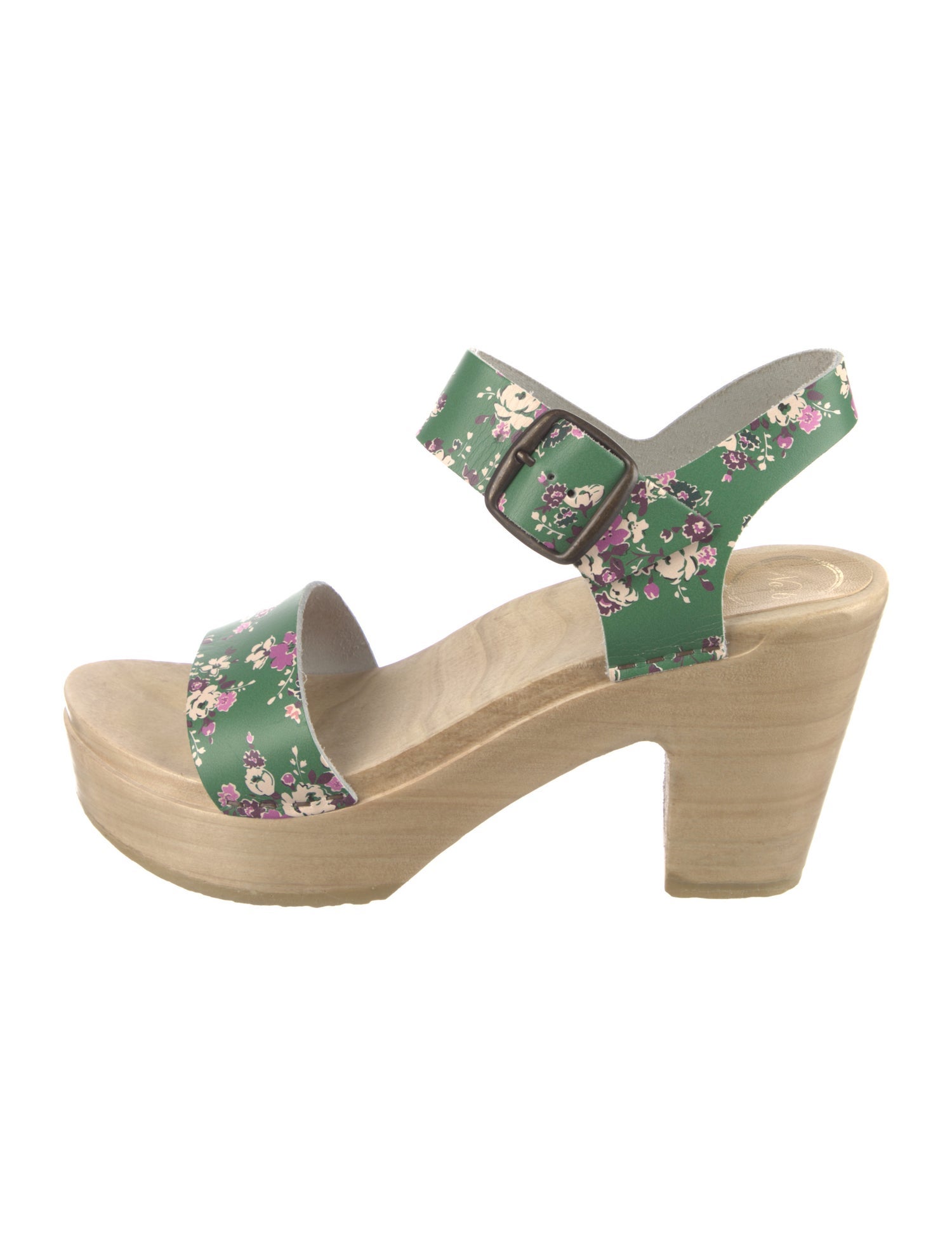 No. 6 Store Leather Printed Sandals