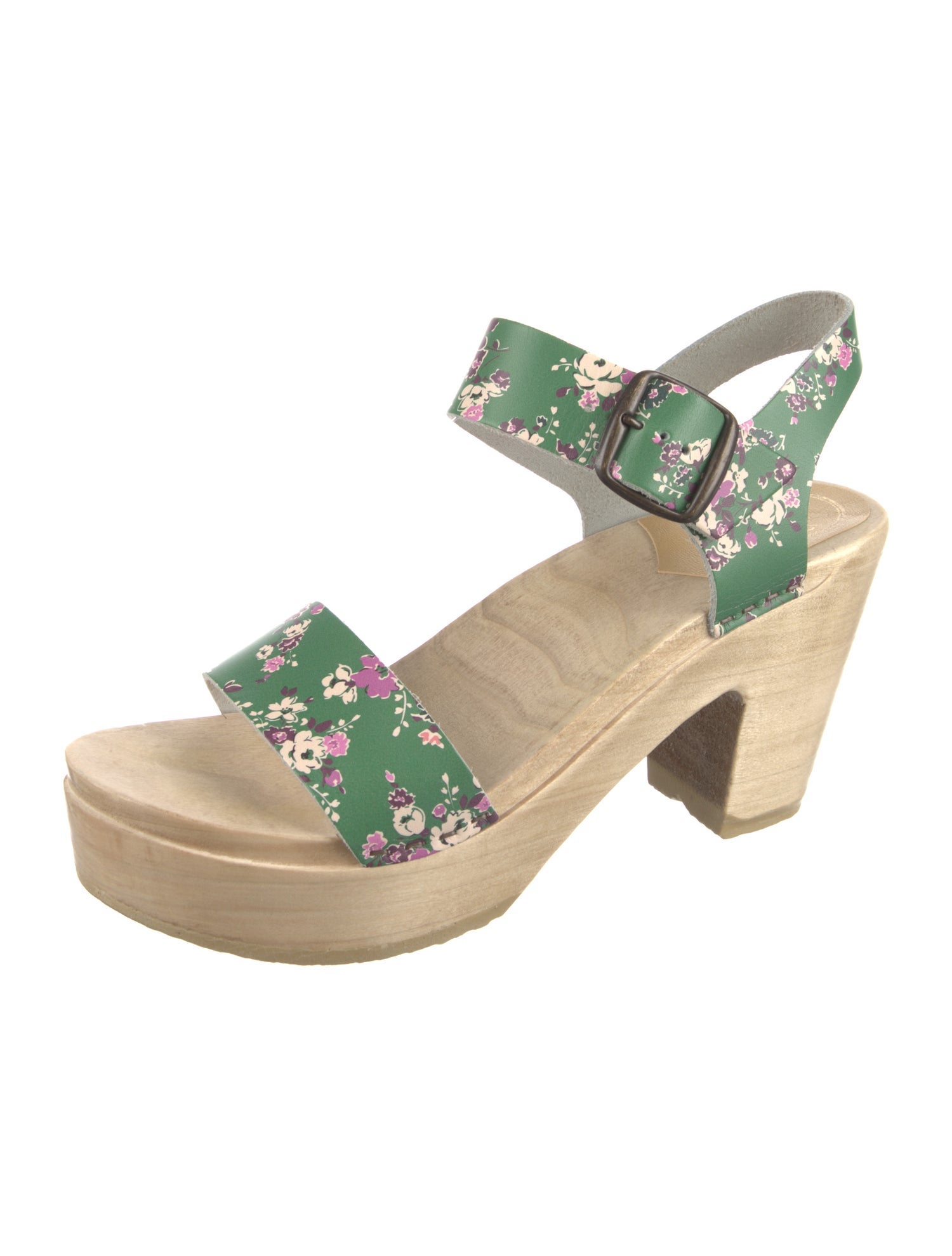 No. 6 Store Leather Printed Sandals