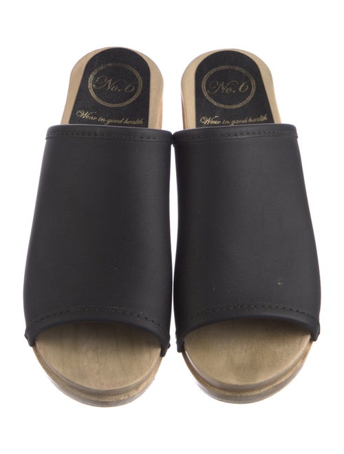 No. 6 Store Leather Slides