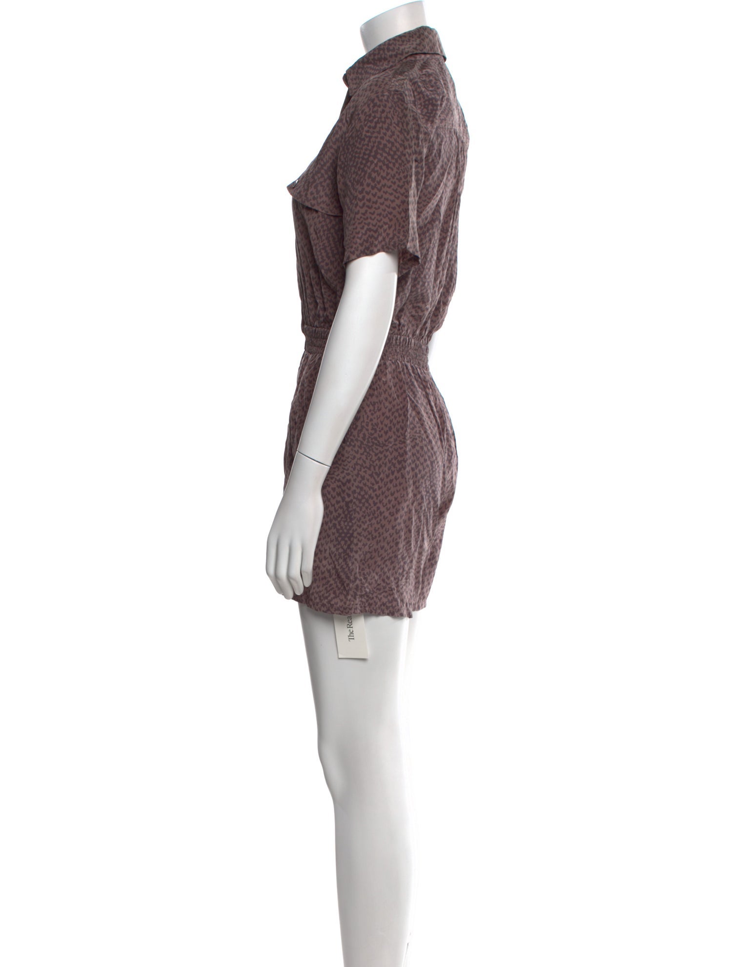 No. 6 Store Silk Printed Romper