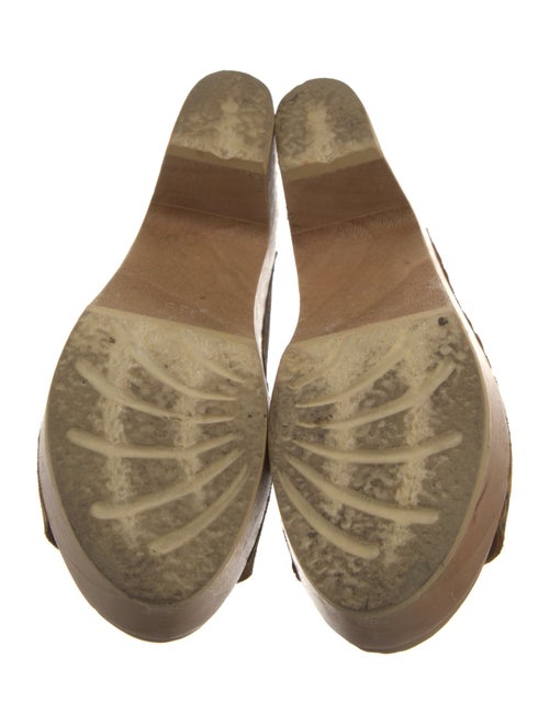 No. 6 Store Calf Hair Embroidered Accent Slides