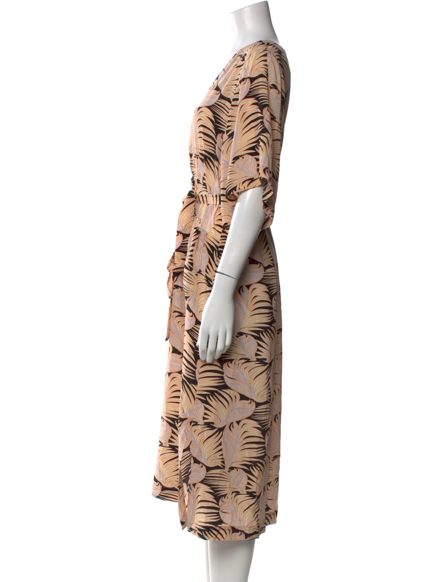 No. 6 Store Silk Midi Length Dress