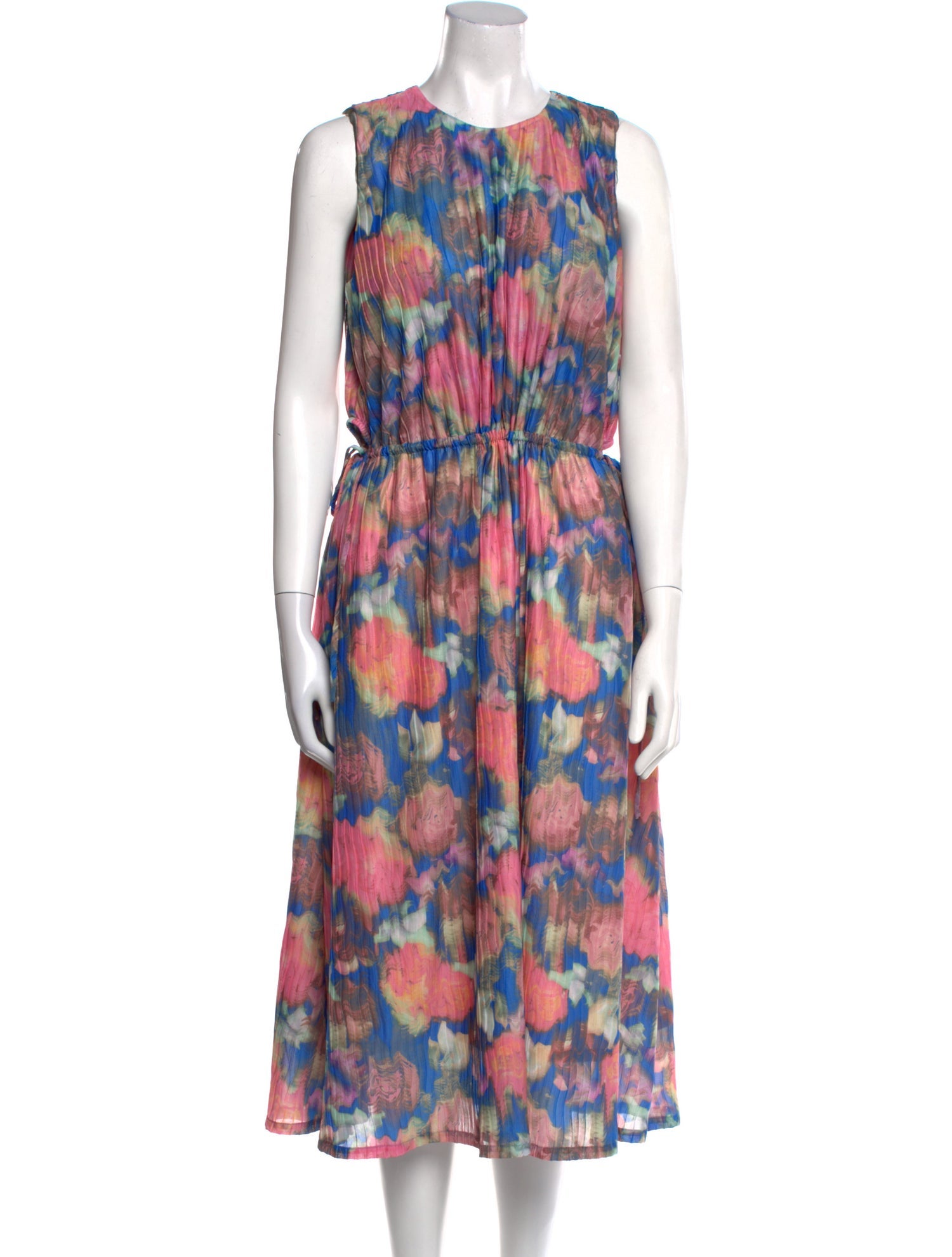 No. 6 Store Printed Midi Length Dress