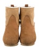 No. 6 Store Suede Fur Trim Boots