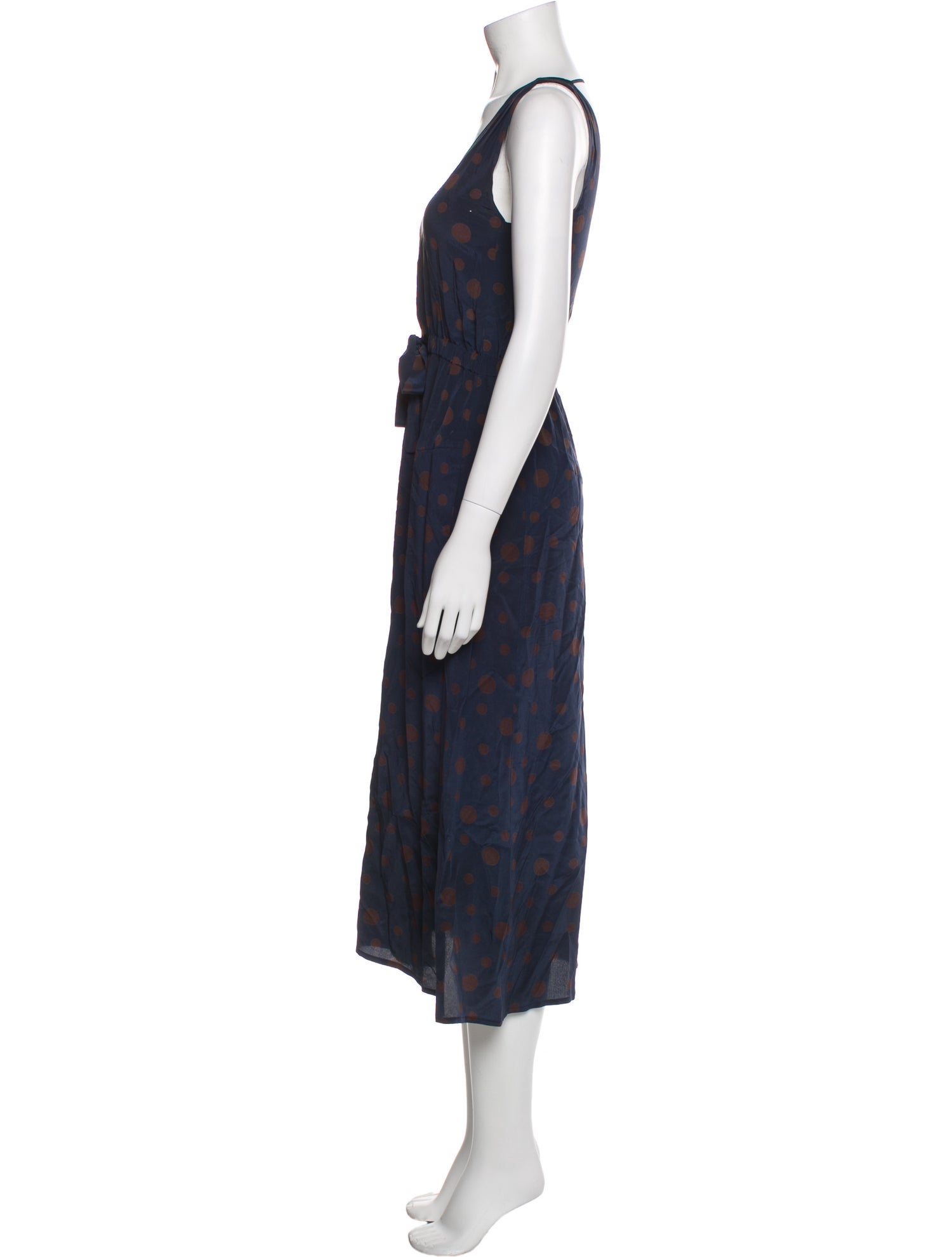 No. 6 Store Silk Knee-Length Dress