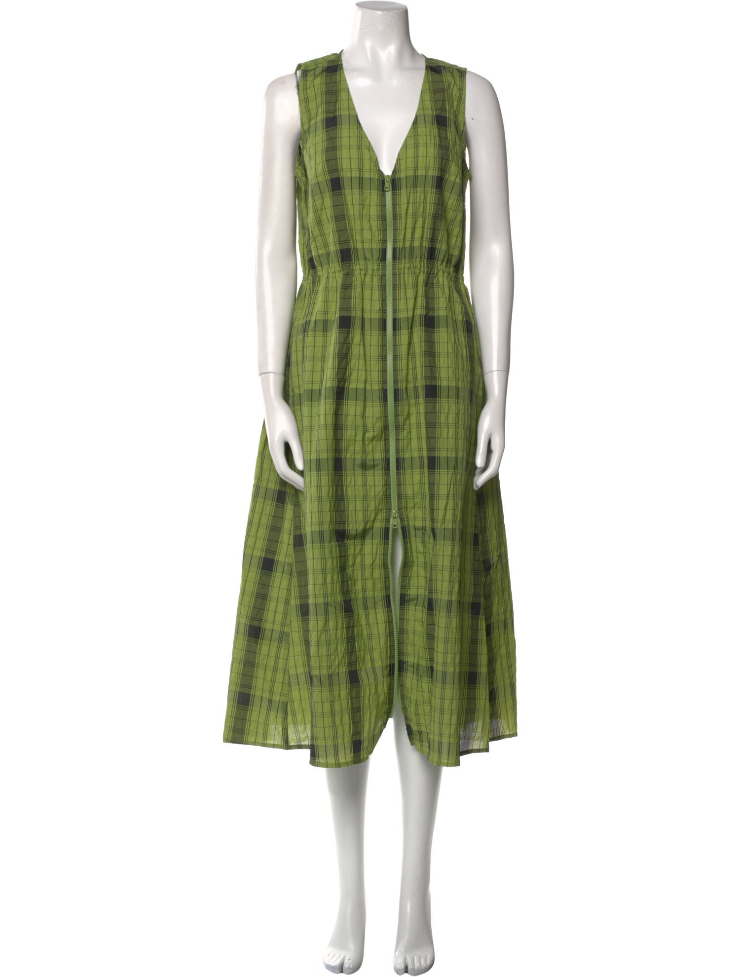 No. 6 Store Plaid Print Long Dress w/ Tags