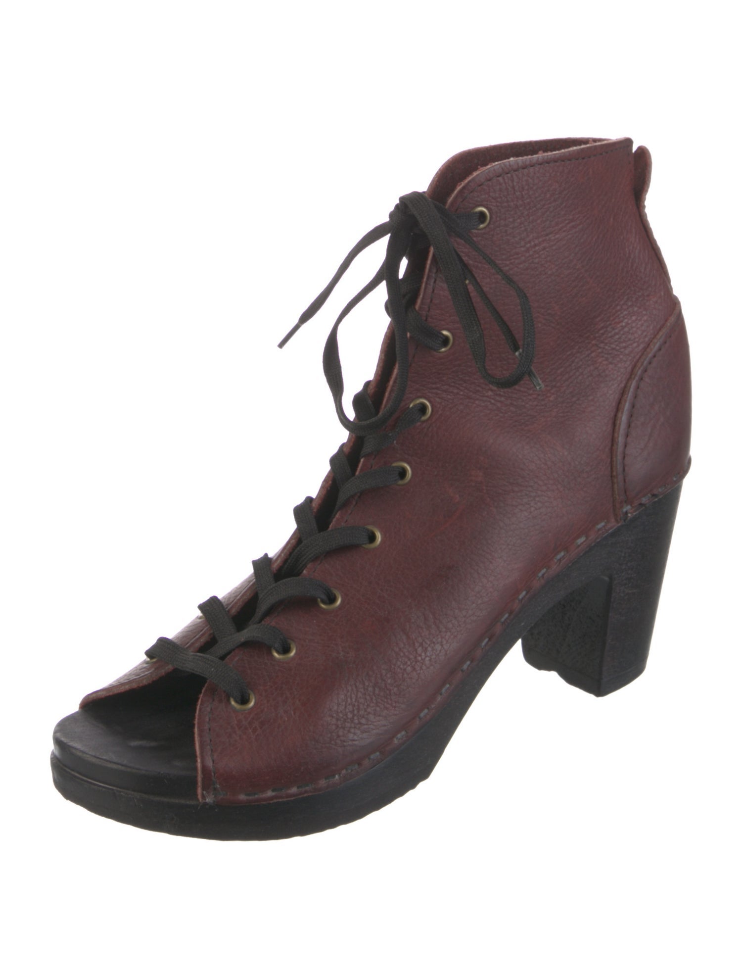 No. 6 Store Leather Lace-Up Boots