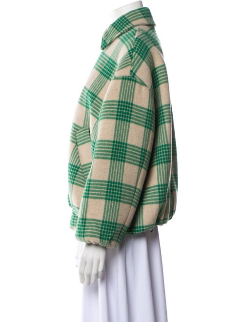 No. 6 Store Wool Plaid Print Jacket