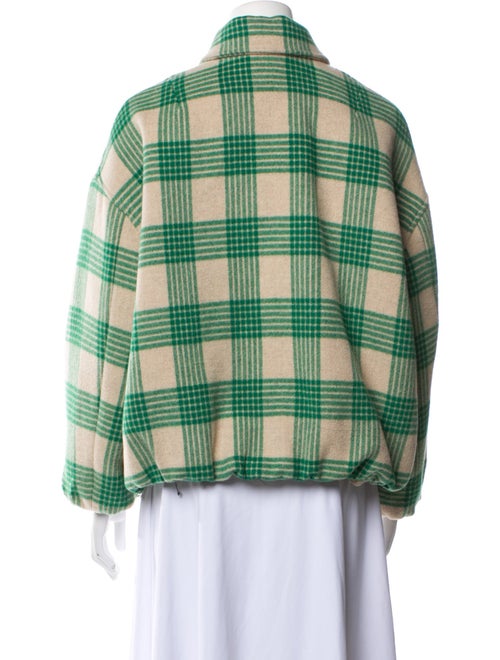 No. 6 Store Wool Plaid Print Jacket