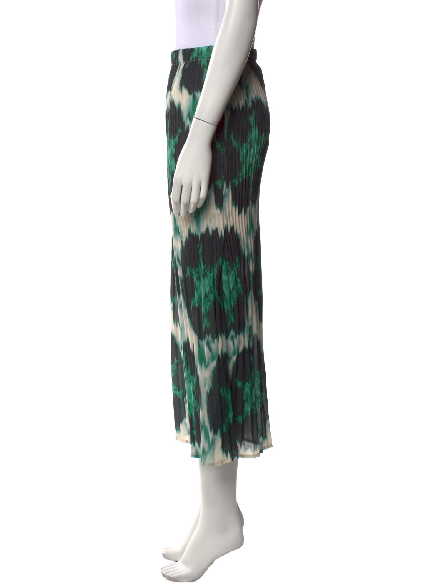 No. 6 Store Tie-Dye Print Midi Length Skirt