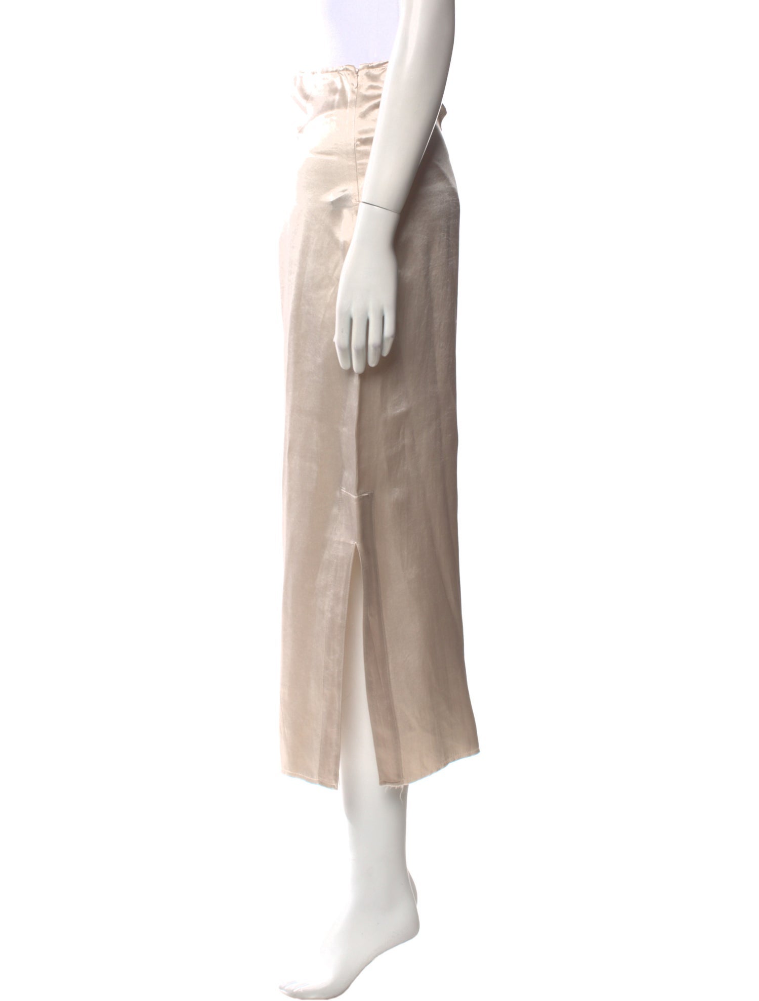 No. 6 Store Satin Wide Leg Pants