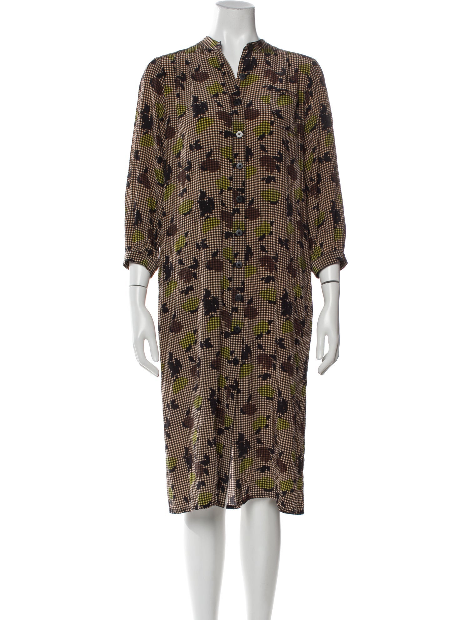 No. 6 Store Silk Midi Length Dress