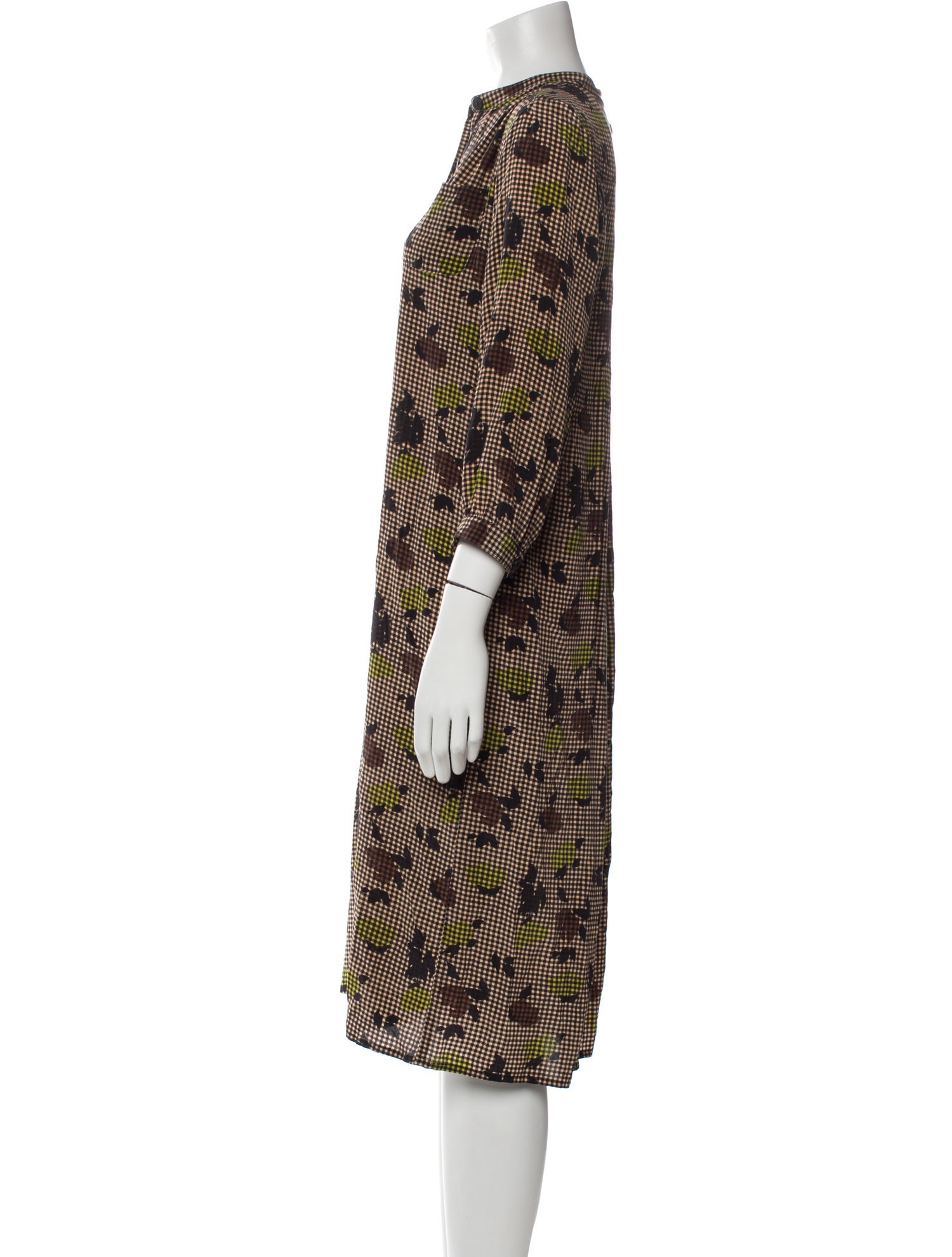 No. 6 Store Silk Midi Length Dress