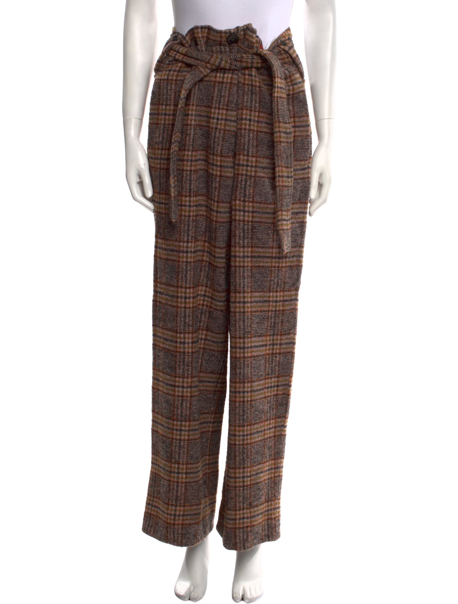 No. 6 Store Wool Wide Leg Pants