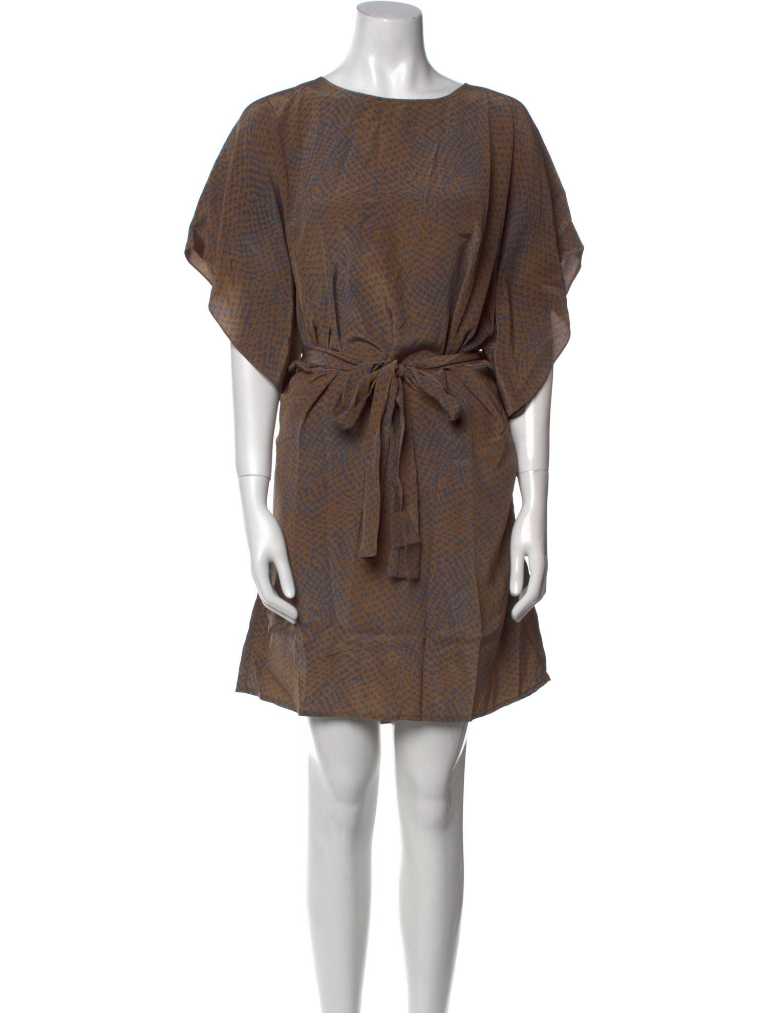 No. 6 Store Silk Knee-Length Dress