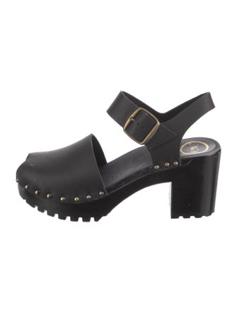 No. 6 Store Leather Slingback Sandals