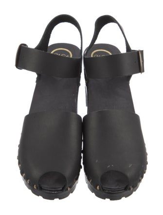 No. 6 Store Leather Slingback Sandals