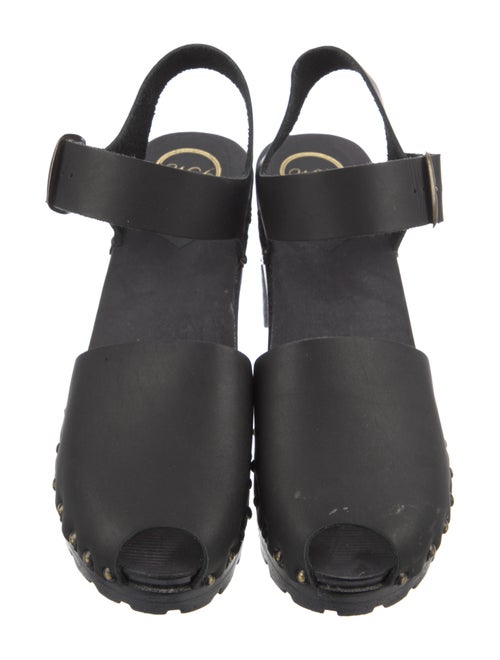 No. 6 Store Leather Slingback Sandals