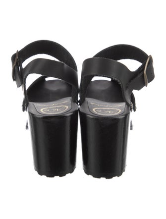 No. 6 Store Leather Slingback Sandals