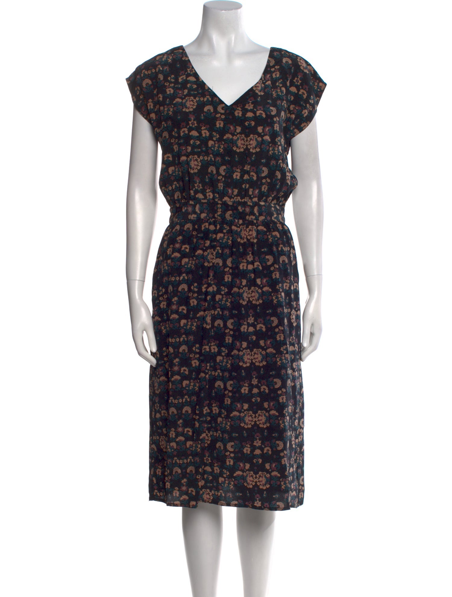 No. 6 Store Silk Midi Length Dress