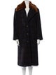 No. 6 Store Virgin Wool Faux Fur Coat