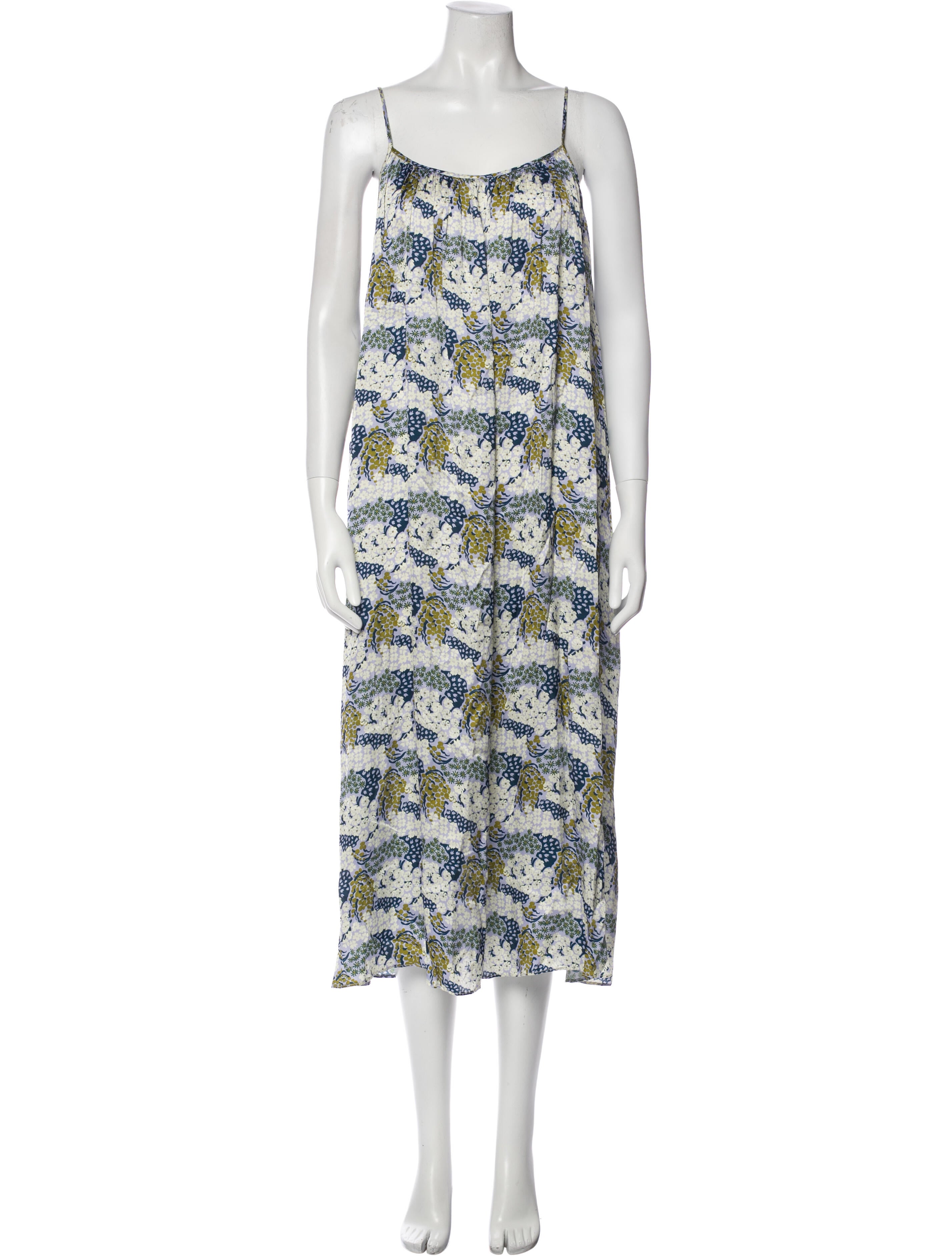 No. 6 Store Printed Midi Length Dress
