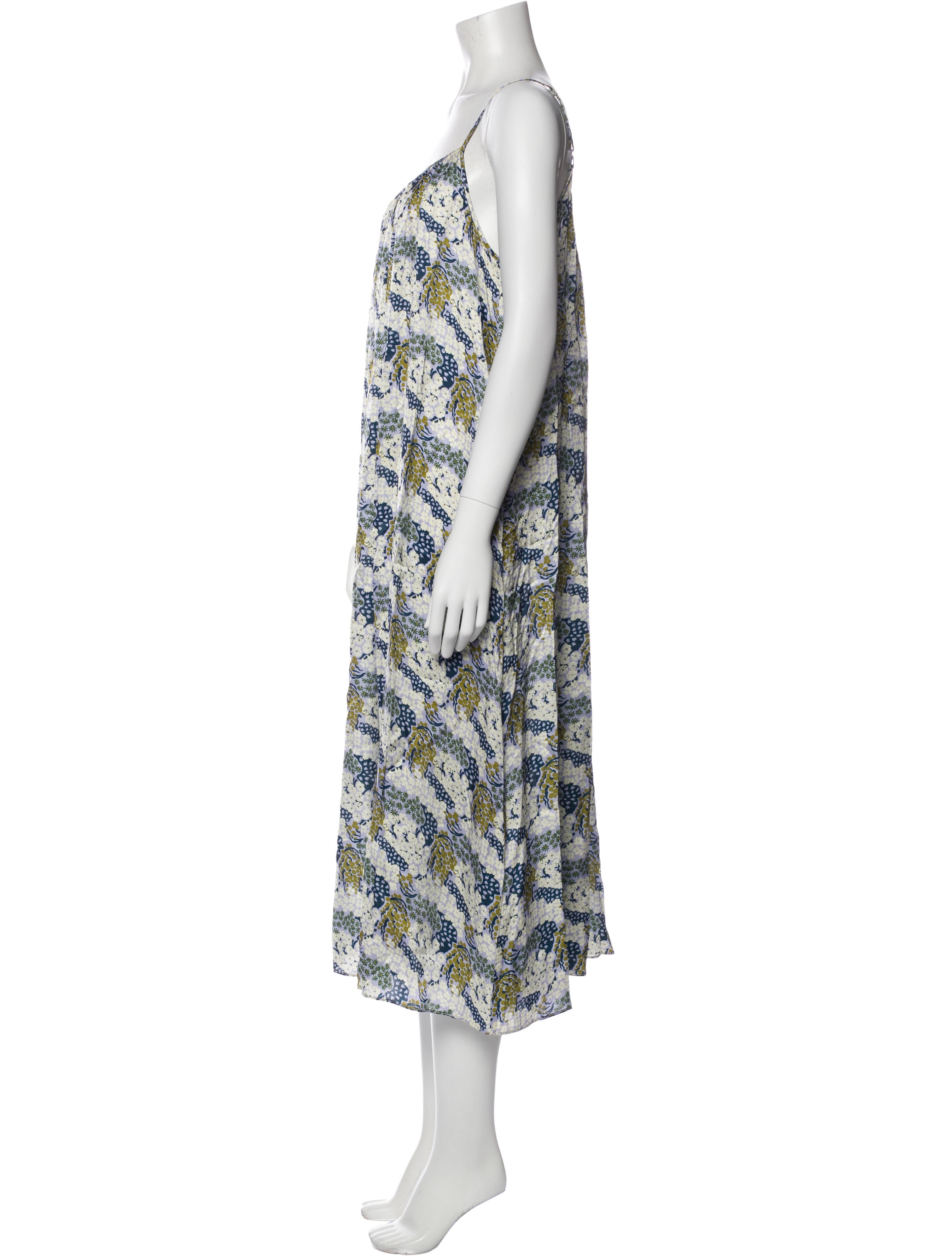 No. 6 Store Printed Midi Length Dress