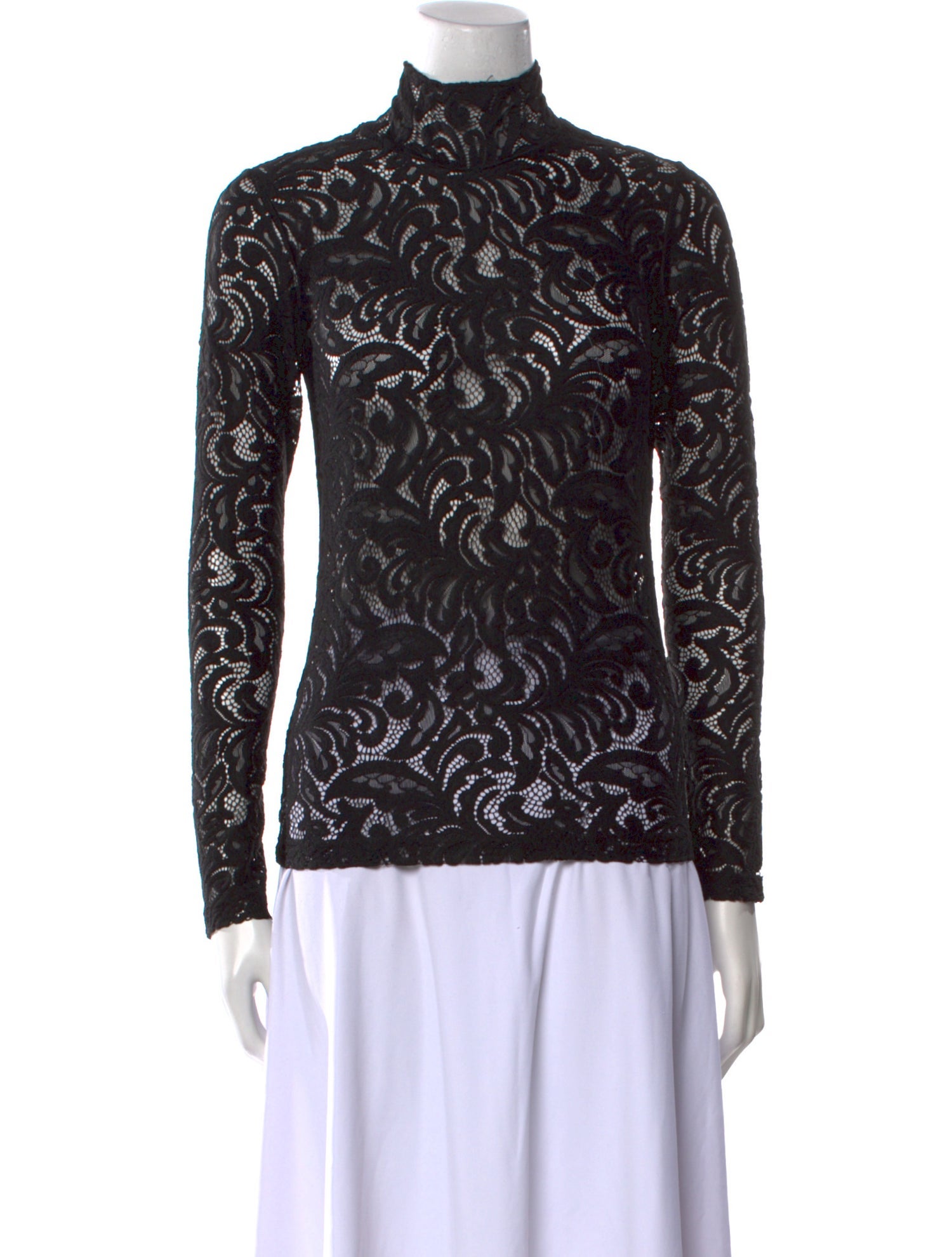 No. 6 Store Printed Mock Neck Top w/ Tags