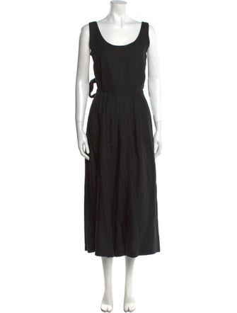 No. 6 Store Linen Scoop Neck Jumpsuit