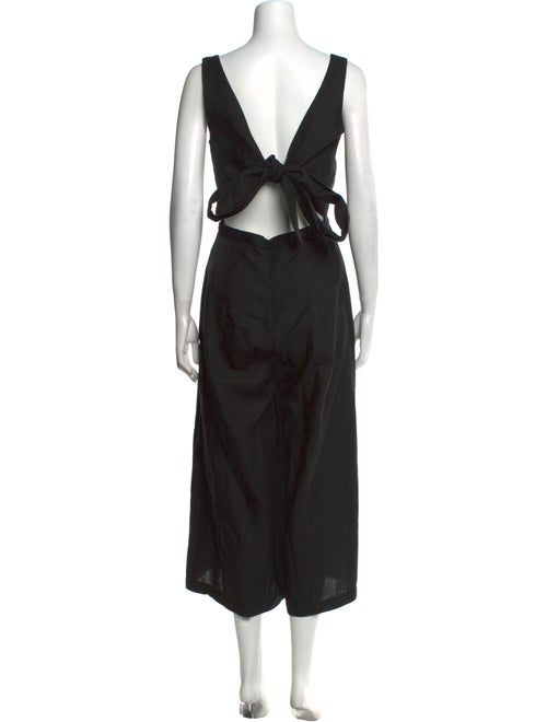 No. 6 Store Linen Scoop Neck Jumpsuit