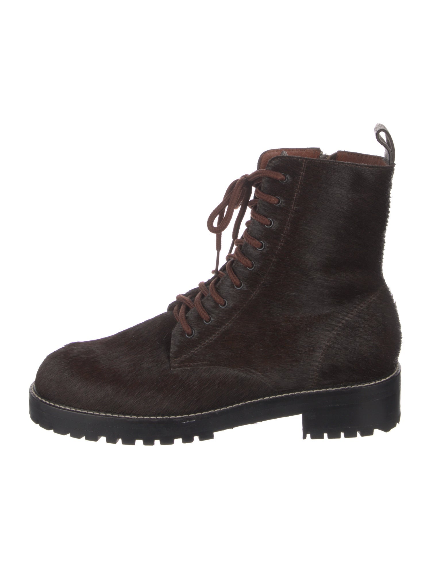 No. 6 Store Ponyhair Combat Boots