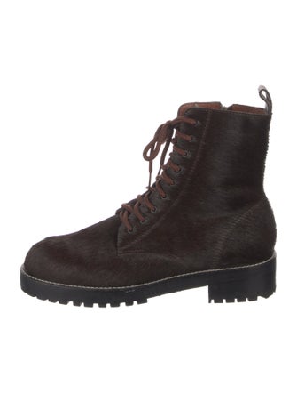 No. 6 Store Ponyhair Combat Boots