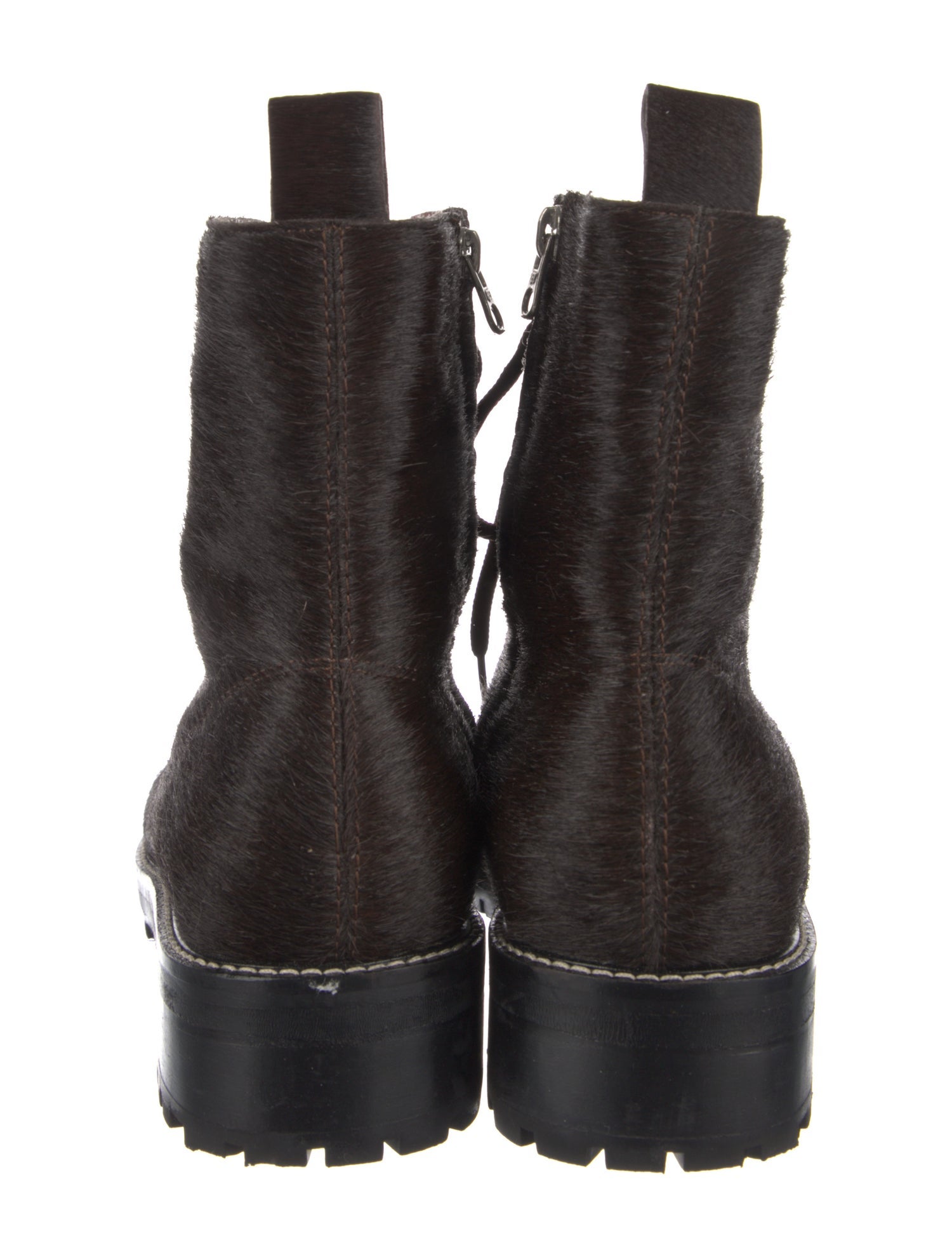 No. 6 Store Ponyhair Combat Boots