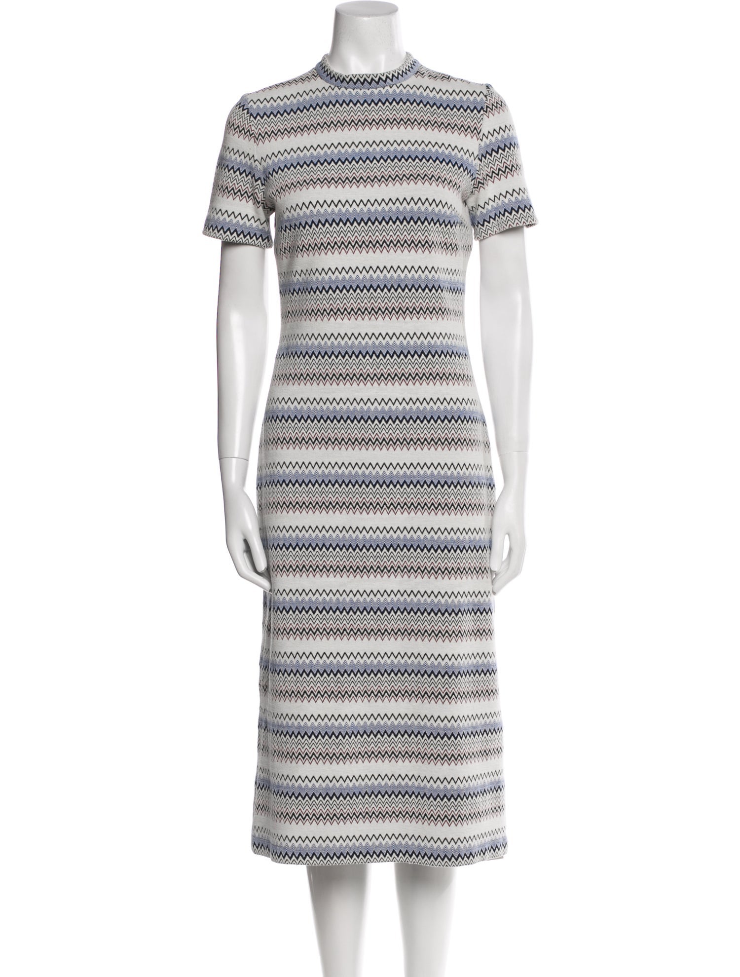 No. 6 Store Striped Midi Length Dress