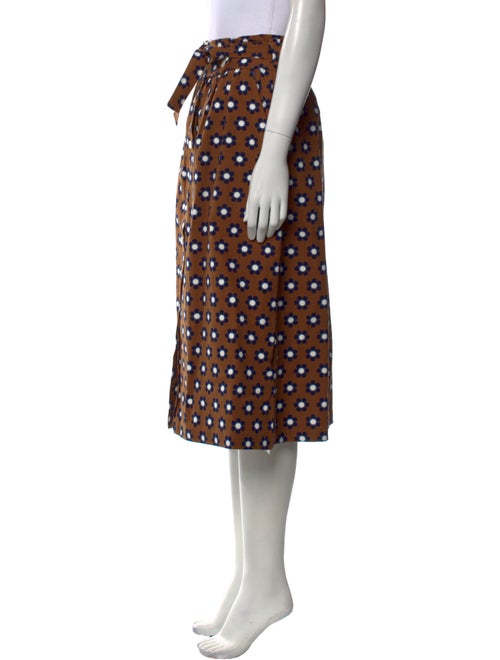 No. 6 Store Polka Dot Print Midi Length Skirt
