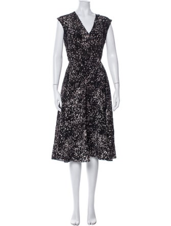 No. 6 Store Floral Print Long Dress