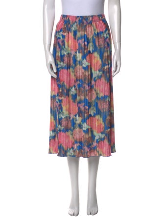 No. 6 Store Printed Midi Length Skirt