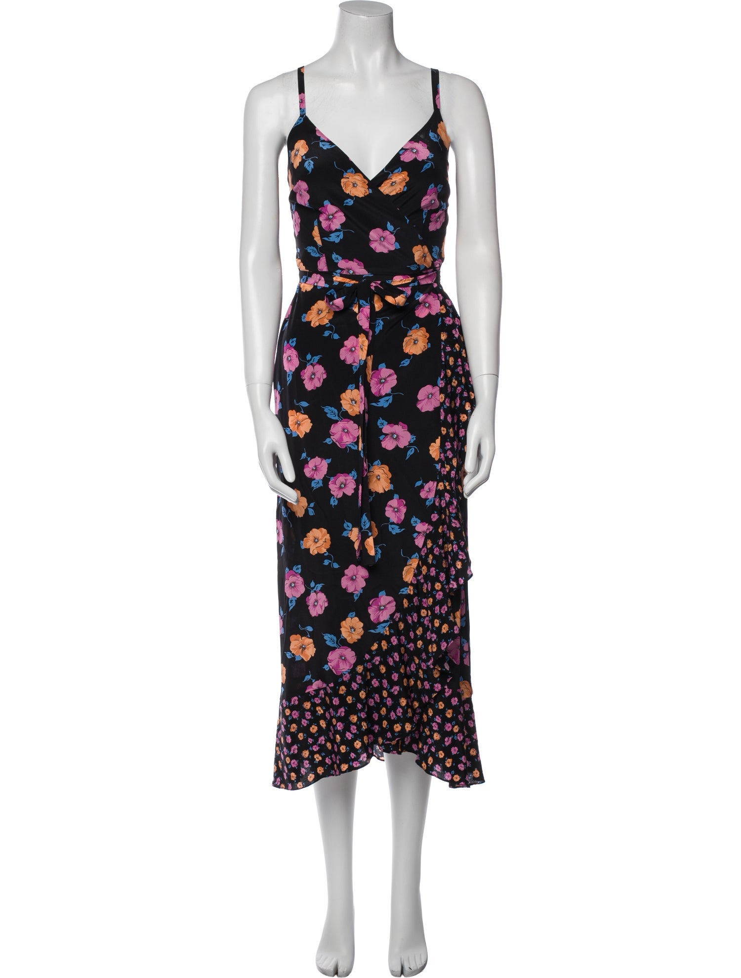 No. 6 Store Silk Midi Length Dress