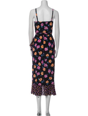 No. 6 Store Silk Midi Length Dress