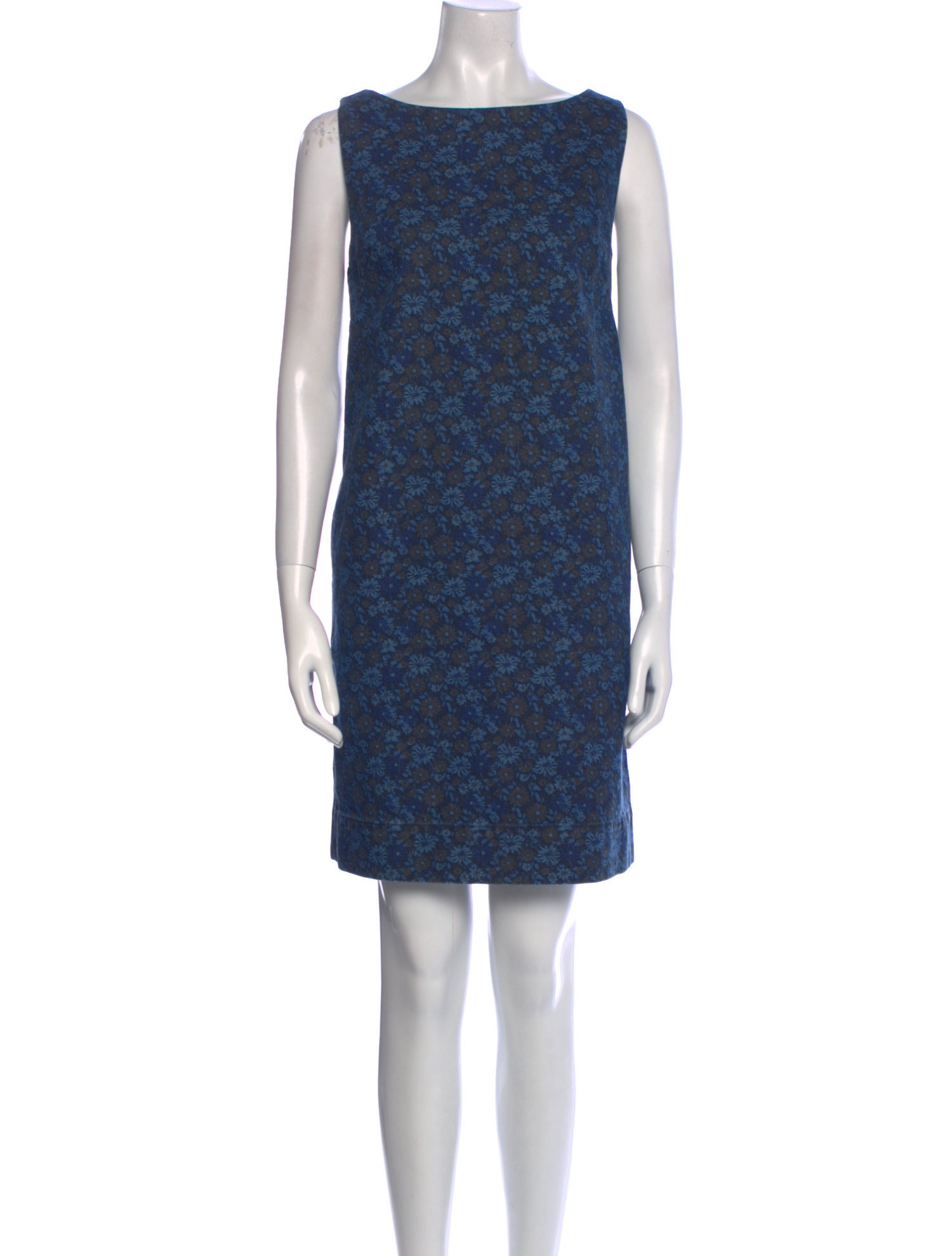 No. 6 Store Bateau Neckline Mini Dress