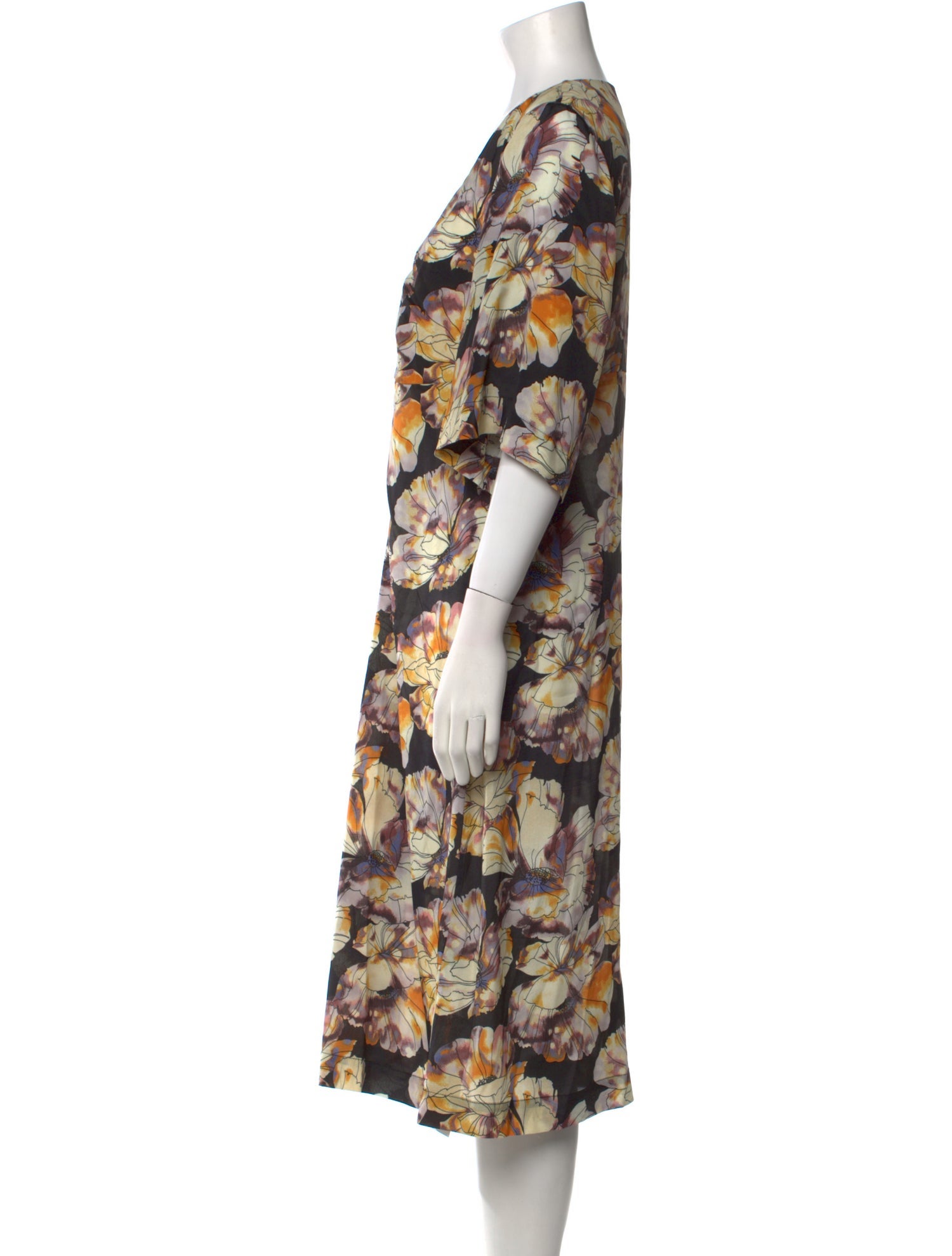 No. 6 Store Floral Print Long Dress