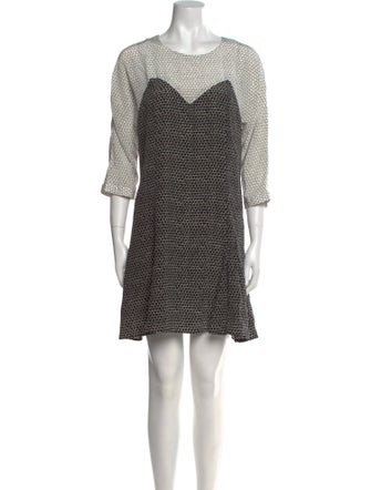 No. 6 Store Silk Mini Dress