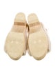 No. 6 Store Shearling Leather Trim Embellishment Slides